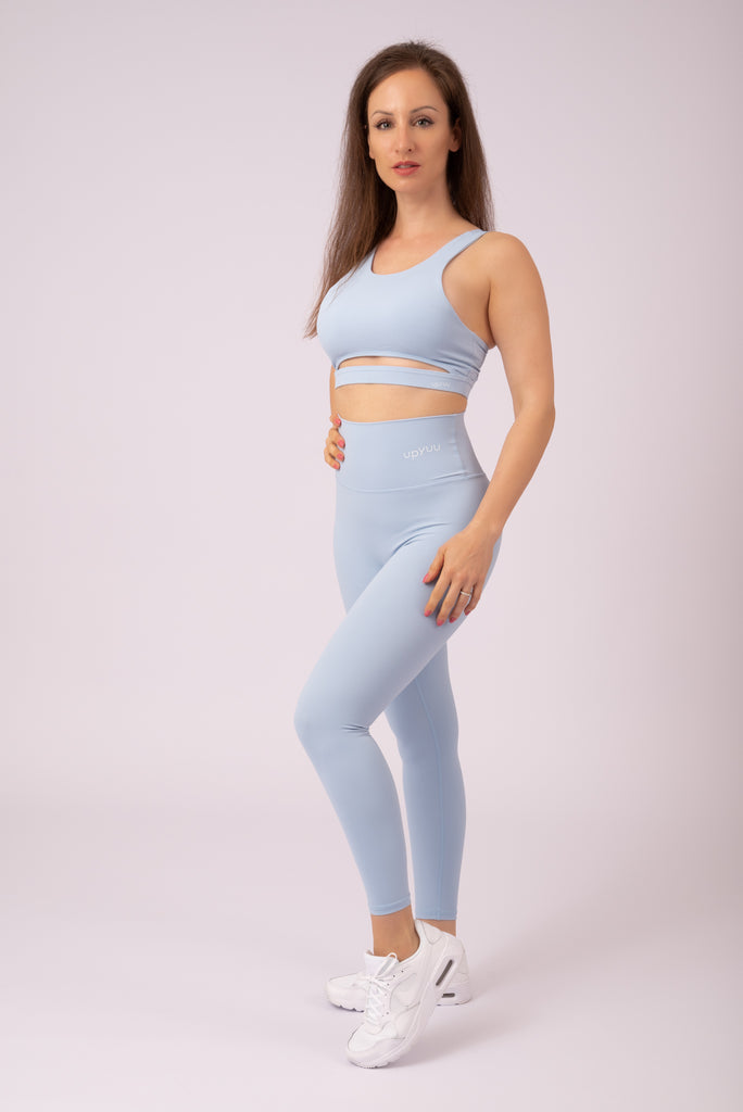 upyuu Confidence Set - Ocean Blue (Bra + Leggings)