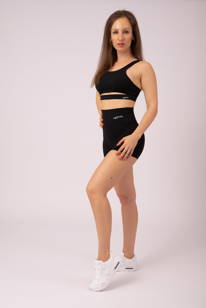 upyuu Confidence Set - Classic Black (Bra + Shorts)